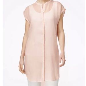 Eileen Fisher Opal Mini Mandarin Tunic Top